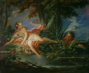 El bañista sorprendido